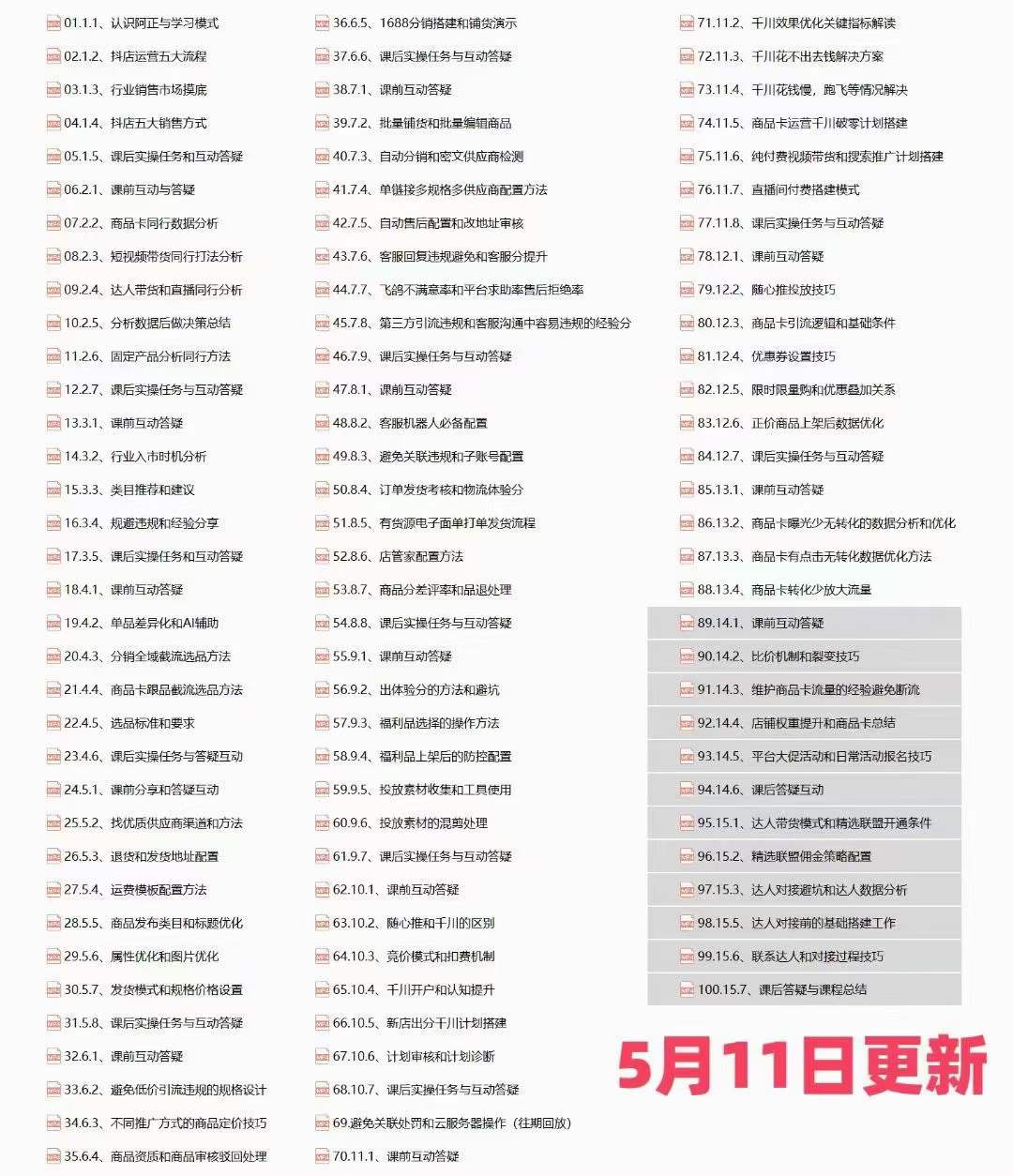 (10625期)抖店·第27期特训营 体验分拉升/商品卡引流/投流效果优化/精选联盟引流/等-尤课网创