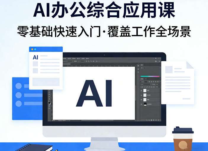 AI办公综合应用课,零基础快速入门,覆盖了工作中各种应用场景-尤课网创
