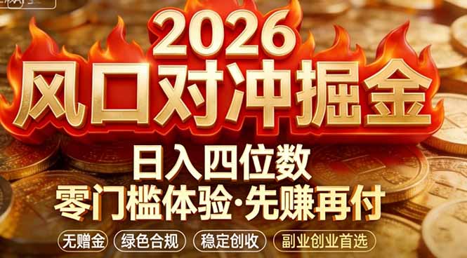 2026美金对冲套利,无赠金对冲策略保驾护航,低门槛易上手实操。单人单日收益2000+ 2026美金对冲套利,无赠金对冲策略保驾护航,低门槛易上手实操。单人单日收益2000+