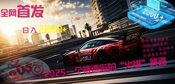 全网首发：2025一个被遗忘的“火爆”赛道轻松日入多张-尤课网创
