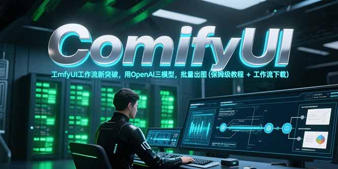 ComfyUI工作流新突破，用OpenAI三模型，批量出图(保姆级教程+工作流下载)-尤课网创