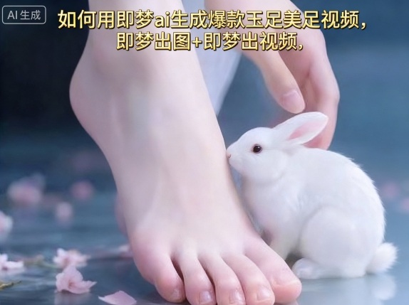 如何用即梦ai生成爆款玉足美足视频，即梦出图+即梦出视频，快速涨粉-尤课网创