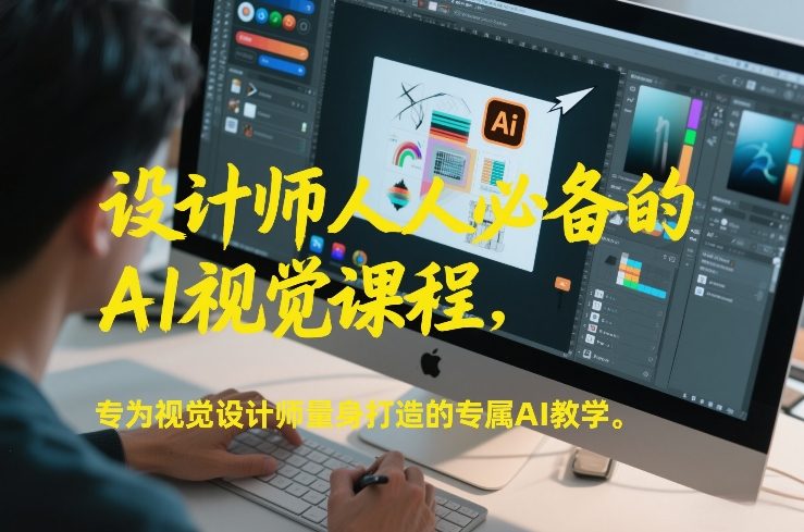 设计师人人必备的AI视觉课程，专为视觉设计师量身打造的专属AI教学-尤课网创