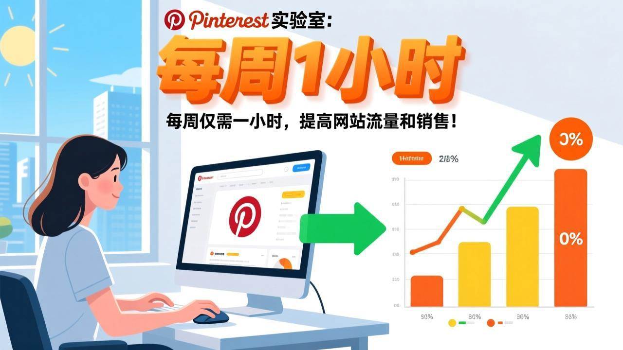 （17505期）Pinterest实验室：每周仅需一小时，提高网站流量和销售！-尤课网创