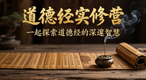 道德经实修营，一起探索道德经的深邃智慧-尤课网创