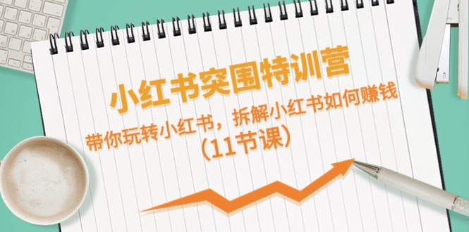 小红书突围特训营，拆解小红书如何赚钱，带你玩转小红书（11节课）-尤课网创