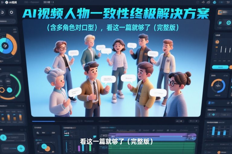AI视频人物一致性终极解决方案（含多角色对口型），看这一篇就够了（完整版）-尤课网创