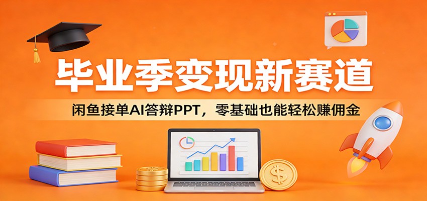 毕业季变现新赛道:闲鱼接单AI答辩PPT,零基础也能轻松赚佣金 毕业季变现新赛道:闲鱼接单AI答辩PPT,零基础也能轻松赚佣金