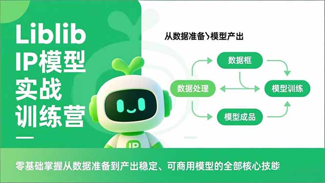 Liblib IP模型实战训练营，零基础掌握从数据准备到产出稳定、可商用模型的全部核心技能-尤课网创
