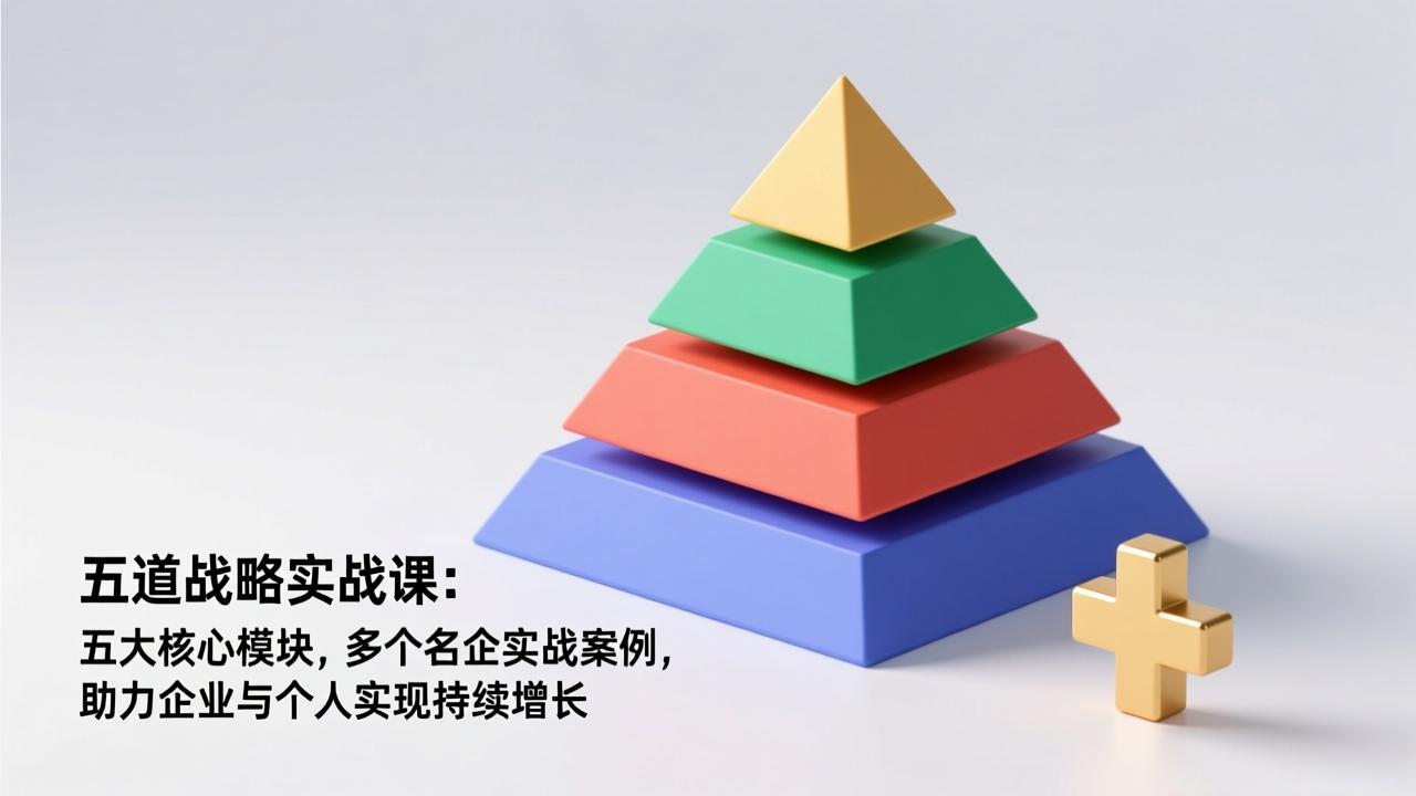 五道战略实战课：五大核心模块，多个名企实战案例，助力企业与个人实现持续增长-尤课网创