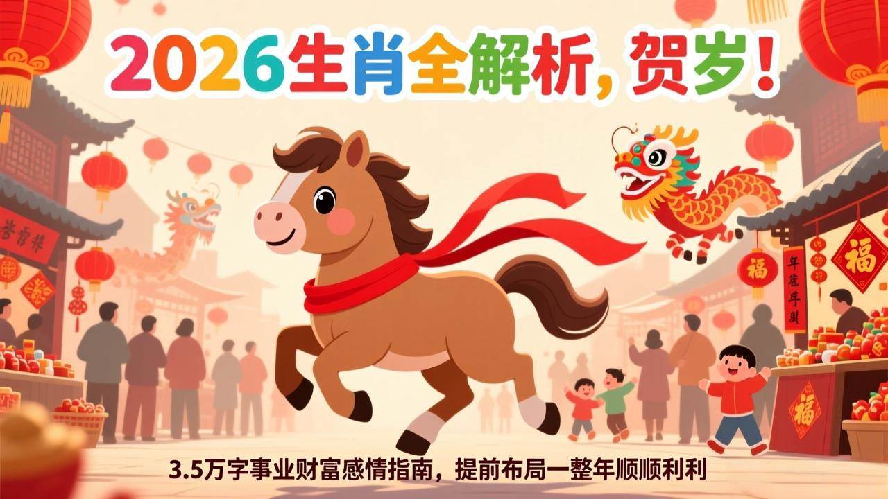 （17428期）付费文章：贺岁！2026生肖全解析，3.5万字事业财富感情指南，提前布局一整年顺顺利利-尤课网创
