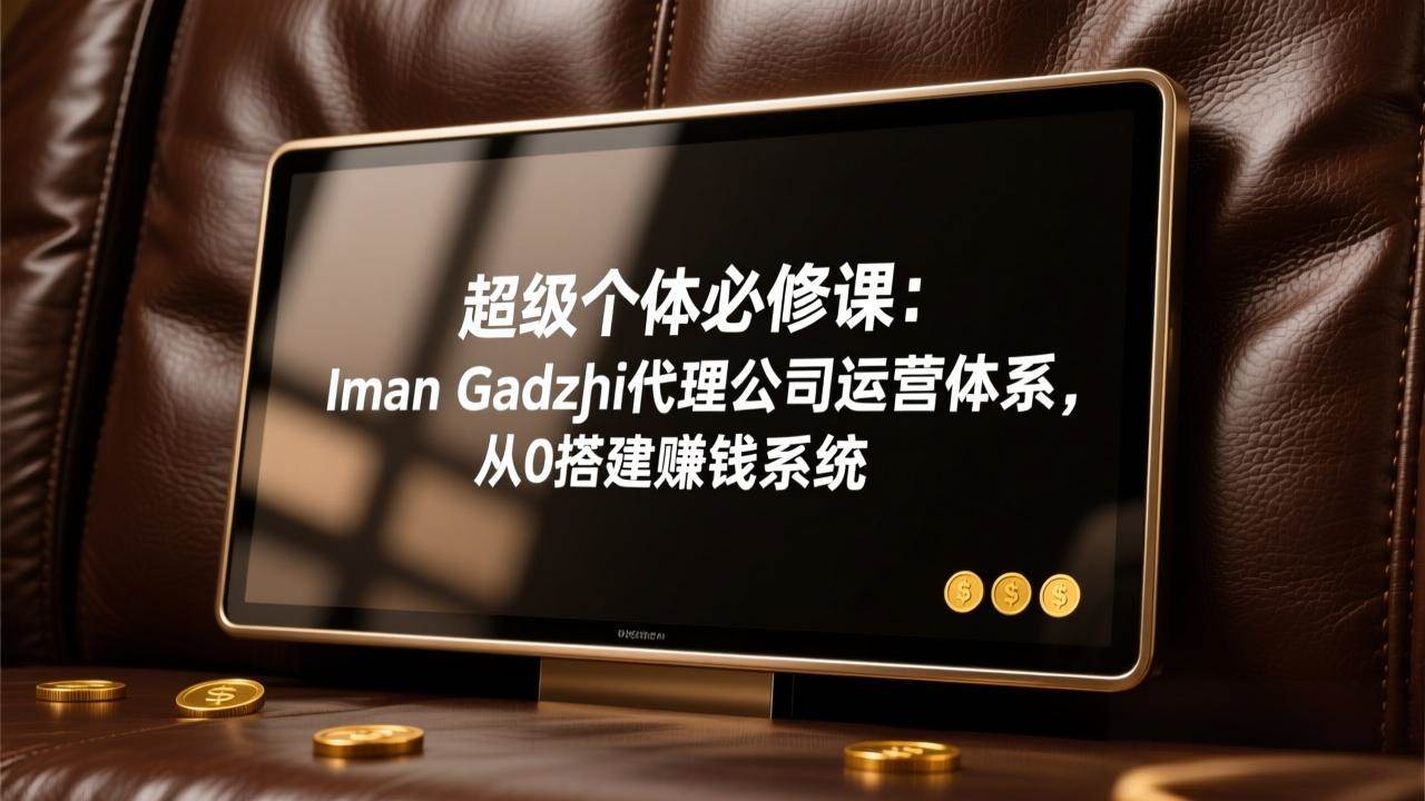 （17525期）超级个体必修课：Iman Gadzhi代理公司运营体系，从0搭建赚钱系统-尤课网创