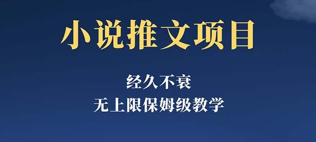 经久不衰的小说推文项目，单号月5-8k，保姆级教程，纯小白都能操作-尤课网创