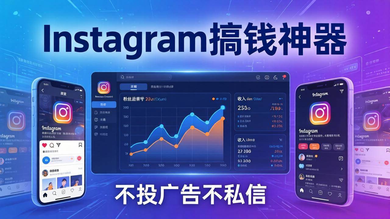(17731期)Instagram搞钱神器:月涨6万粉+月入5万刀,不投广告不私信,靠算法+低价产品-尤课网创