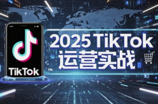 2025TikTok电商运营，掌握TikTok店铺运营核心技巧，实现低成本高转化-尤课网创