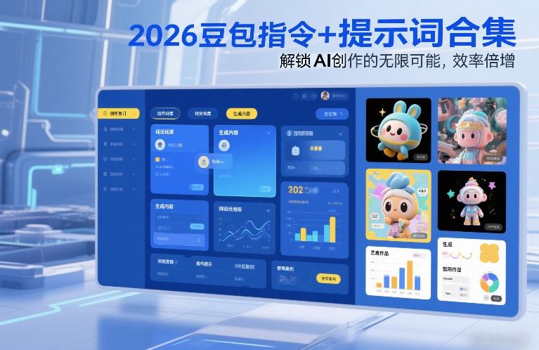 2026豆包指令+提示词合集，解锁AI创作的无限可能，效率倍增-尤课网创
