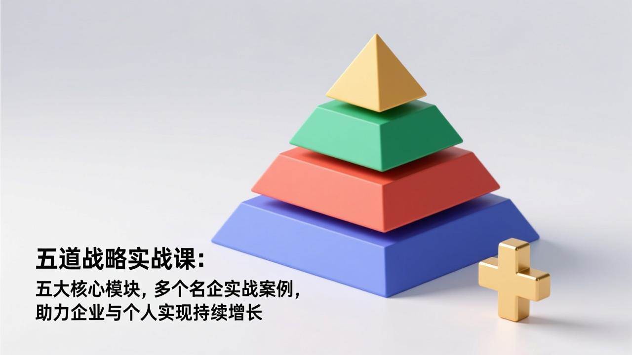 （17095期）五道战略实战课：五大核心模块，多个名企实战案例，助力企业与个人实现持续增长-尤课网创