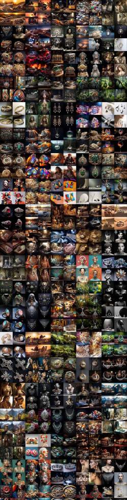 460+专业Midjourney珠宝摄影AI提示词戒指，项链-耳环-手链-宝石等，立即开始创作珠宝艺术-尤课网创