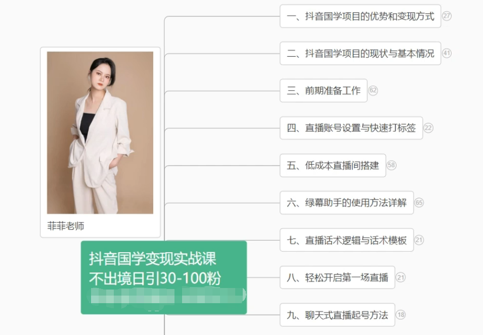 抖音国学变现项目：不出境日引30-100粉实战课程-尤课网创