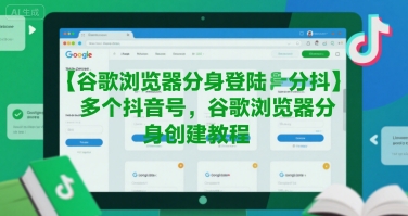 谷歌浏览器分身登陆多个抖音号，谷歌浏览器分身创建教程-尤课网创