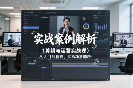 剪辑与运营实战课，从入门到精通，实战案例解析（更新2026）-尤课网创