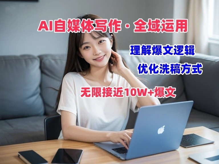 AI自媒体写作 → 价值变现，剖析爆文逻辑，无限接近10W+爆文体验课-尤课网创