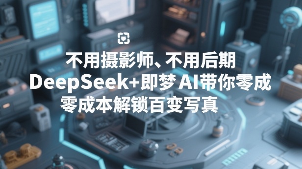 不用摄影师、不用后期，DeepSeek+即梦AI带你零成本解锁百变写真！-尤课网创
