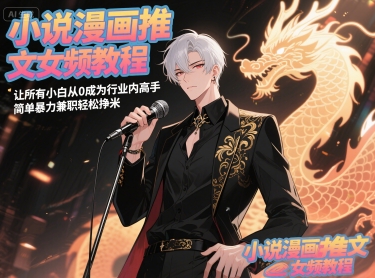 小说漫画推文女频教程,让所有小白从0成为行业内高手,简单暴力兼职轻松挣米-尤课网创