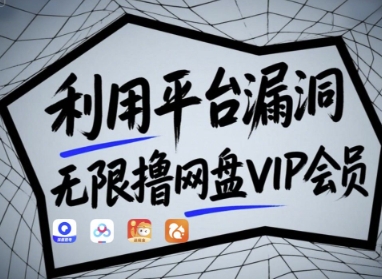 利用平台漏洞，无限撸网盘VIP会员，用户亲测有效!【漏洞原理+操作演示】-尤课网创
