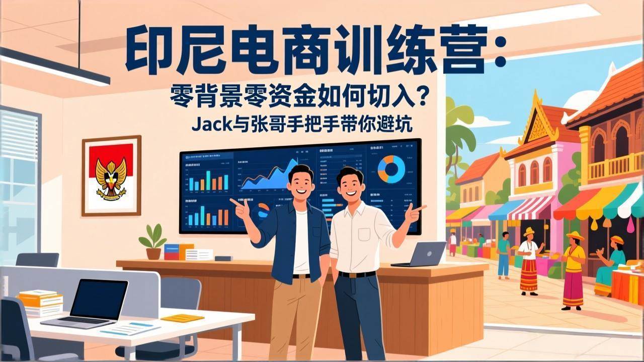 (17533期)印尼电商训练营:零背景零资金如何切入?Jack与张哥手把手带你避坑-尤课网创
