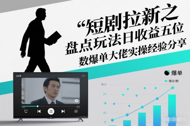 短剧拉新之盘点玩法日收益五位数爆单大佬实操经验分享-尤课网创