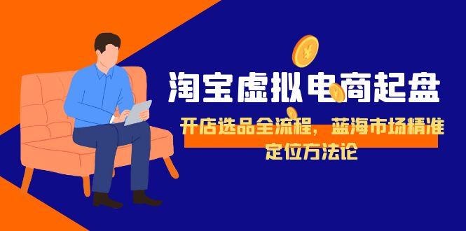 淘宝虚拟电商起盘，开店选品全流程，蓝海市场精准定位方法论-尤课网创