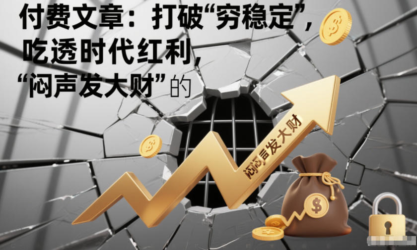 付费文章：打破“穷稳定”，吃透时代红利，“闷声发大财”的终极真谛-尤课网创
