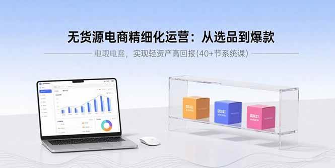 （15896期）无货源电商精细化运营：从选品到爆款，实现轻资产高回报(40+节系统课)-尤课网创
