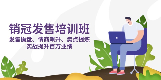 （14203期）销冠 发售培训班：发售 操盘+情商 飙升+卖点 提炼，实战提升百万业绩-尤课网创