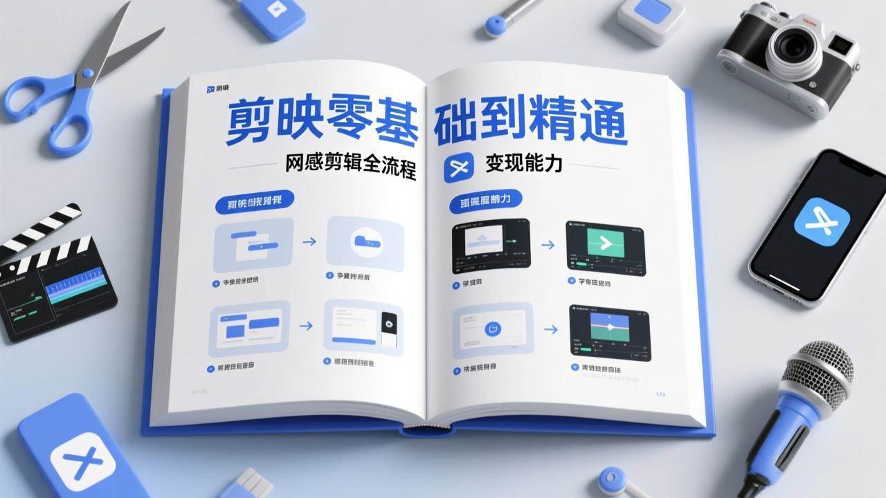 （17473期）剪映零基础也能快速上手，从入门到精通掌握网感剪辑全流程，掌握能直接变现的剪辑能力-尤课网创