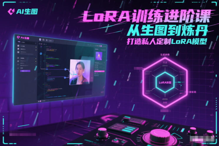 LoRA训练进阶课，从生图到炼丹，打造私人定制LoRA模型-尤课网创