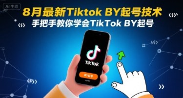 8月最新Tiktok搬运起号技术，手把手教你学会TikTok搬运起号-尤课网创