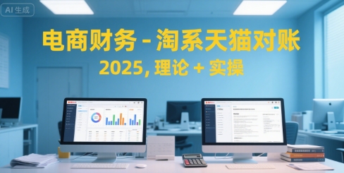 电商财务-淘系天猫对账2025，理论+实操-尤课网创