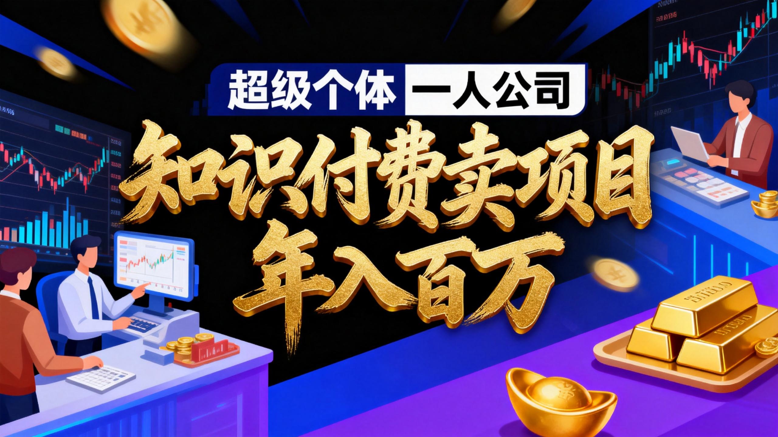 2026年“超级个体一人公司”私域卖项目年入百万，个人IP-精准引流-项目包装-转化成交-尤课网创