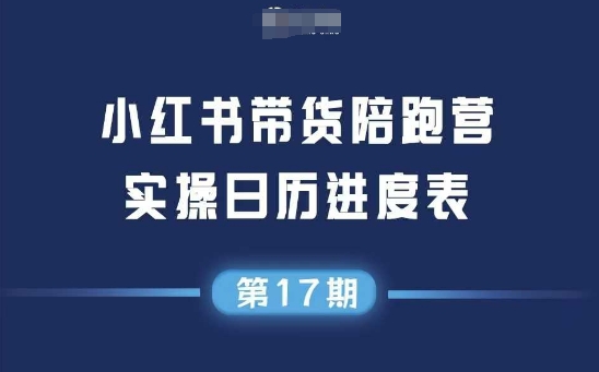 小红书第17期带货陪跑营，不囤货，无不直播，无不投流，通过选品+笔记内容+测品+笔记铺量+矩阵运营打爆款-尤课网创