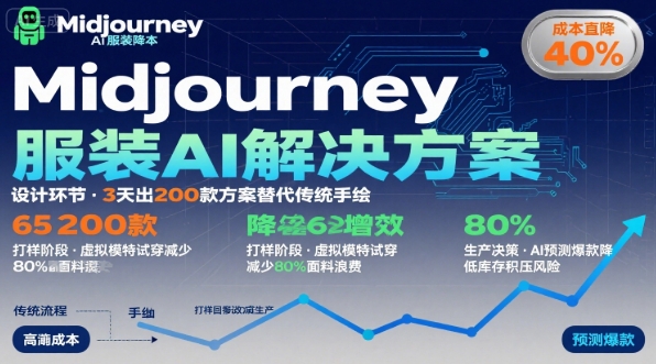 AI在服装领域的运用，使用midjourney做服装辅助企业降低成本-尤课网创
