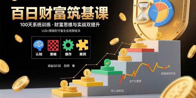 （15874期）百日财富筑基课：认知+策略+实操+案例拆解 实现从创富到守富全周期能力-尤课网创