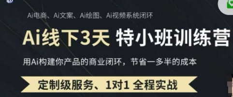 AI实操培训第20-21期线下，0基础保姆级教程，3月最新整理，企业获客、降本增效、打造超级个体-尤课网创