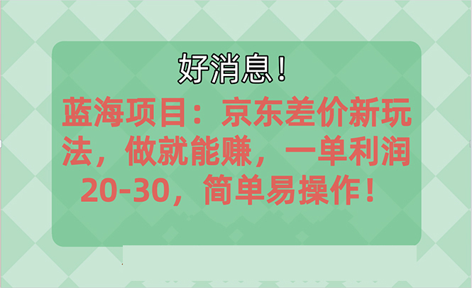 （10989期）越早知道越能赚到钱的蓝海项目：京东大平台操作，一单利润20-30，简单…-尤课网创