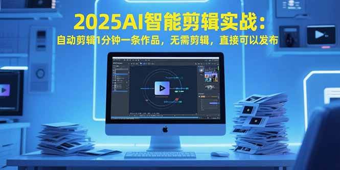 （15504期）2025AI智能剪辑实战：自动剪辑1分钟一条作品，无需剪辑，直接可以发布-尤课网创