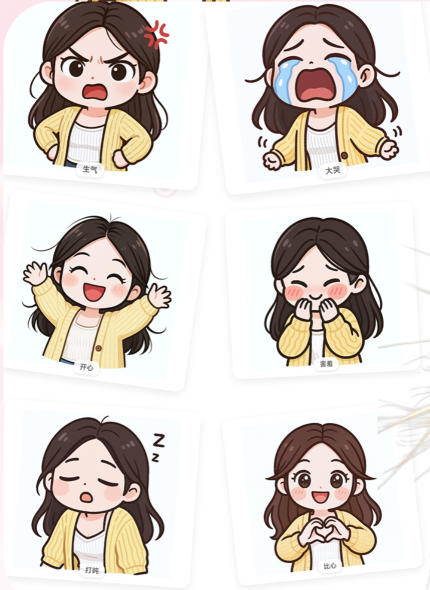 一张照片秒变多种表情包，三步就能拥有专属表情包库，零门槛玩转社交新玩法【文档】-尤课网创