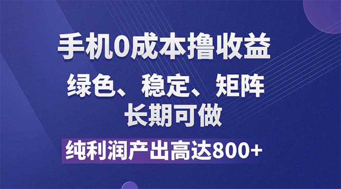 （11976期）纯利润高达800+，手机0成本撸羊毛，项目纯绿色，可稳定长期操作！-尤课网创