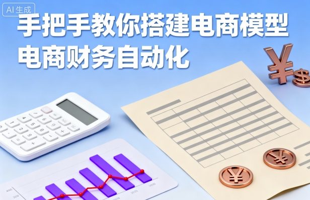 手把手教你搭建电商模型-电商财务自动化-尤课网创