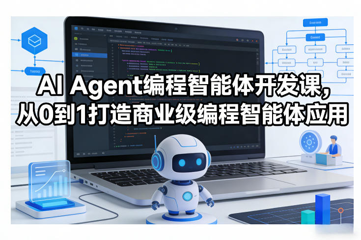 AI Agent编程智能体开发课，从0到1打造商业级编程智能体应用-尤课网创